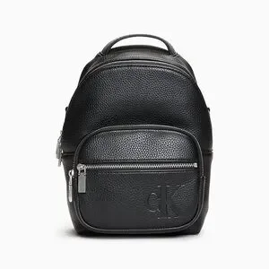 Calvin Klein mini Pebbled Black Backpack Calvin Klein Black Faux Leather Mini Backpack Travel Carry  main image 4